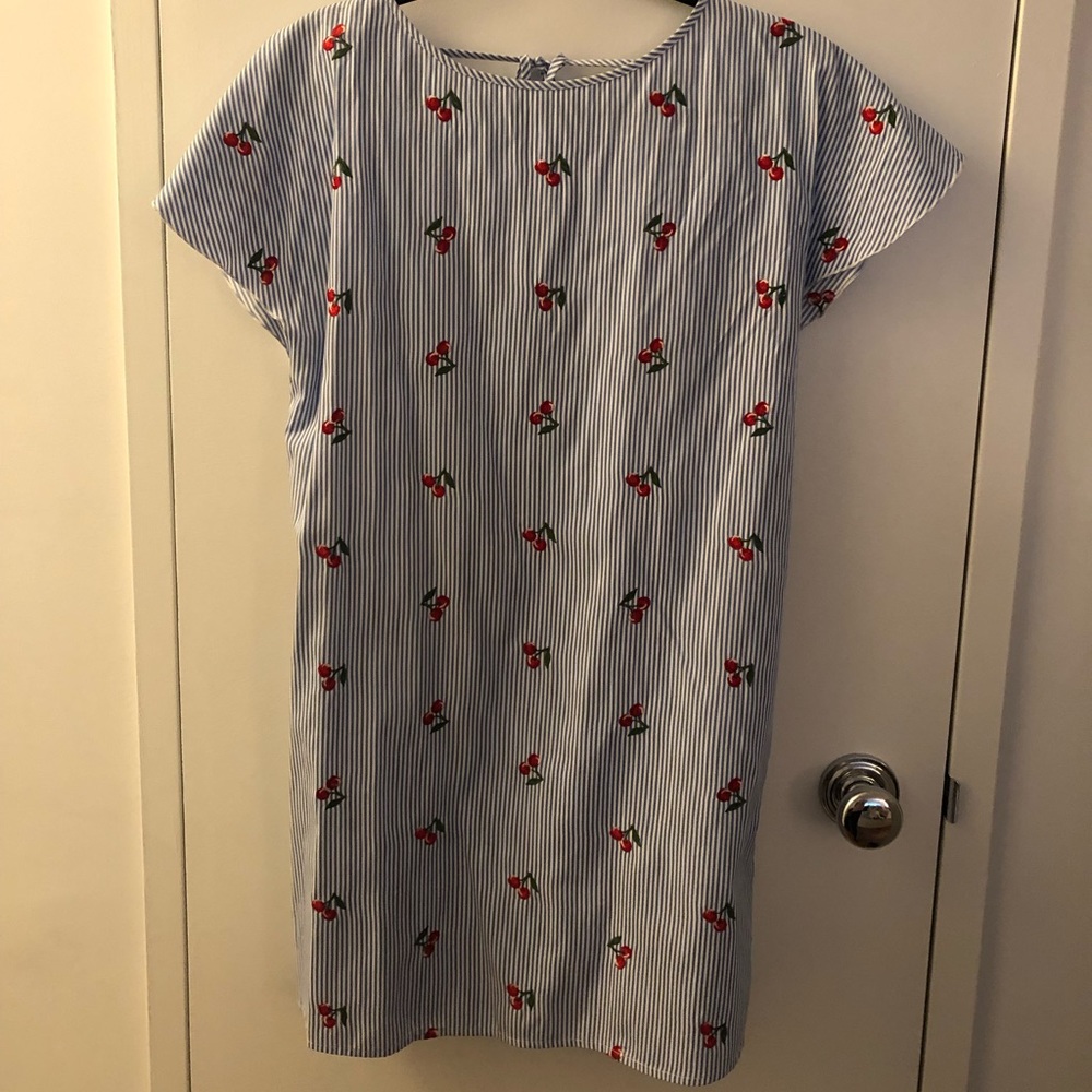 Buffalo David Bitton Cherry on Top Embroidered Dress Size S